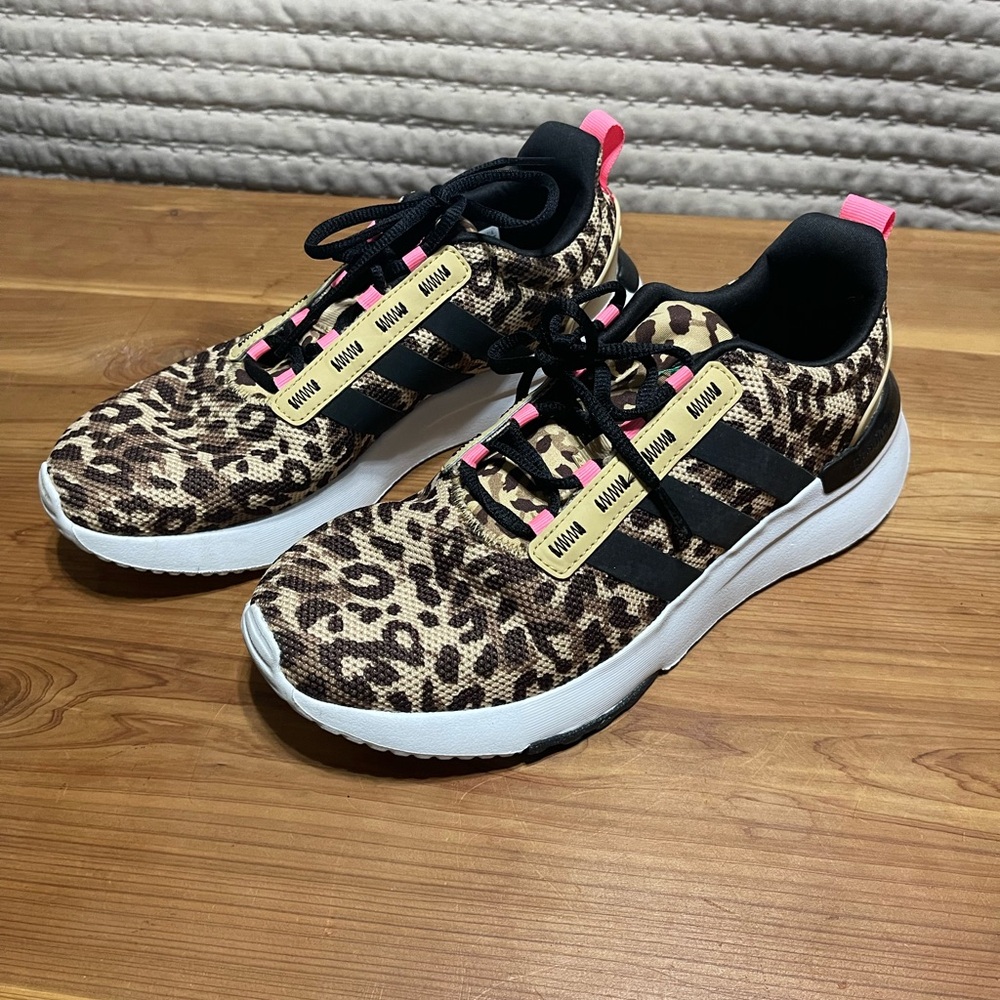 Adidas leopard print shoe